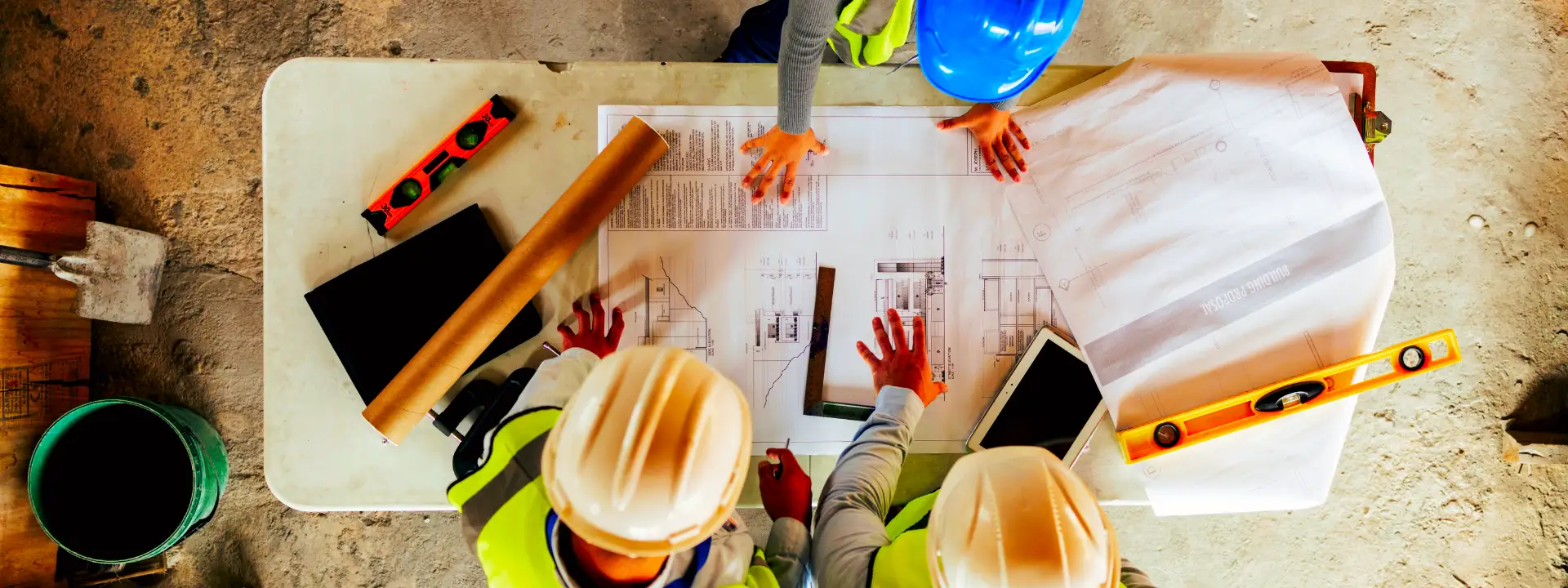 Crew performing rapid restoration work on a damaged property